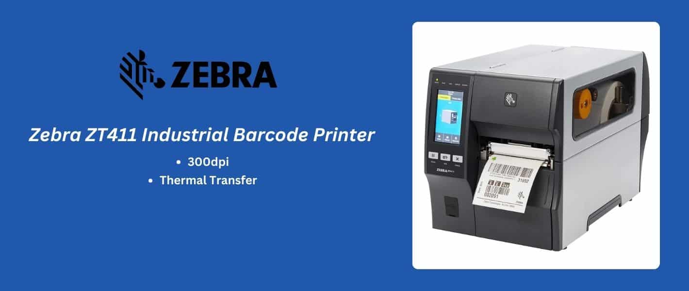 Zebra ZT411 Industrial Barcode Printer