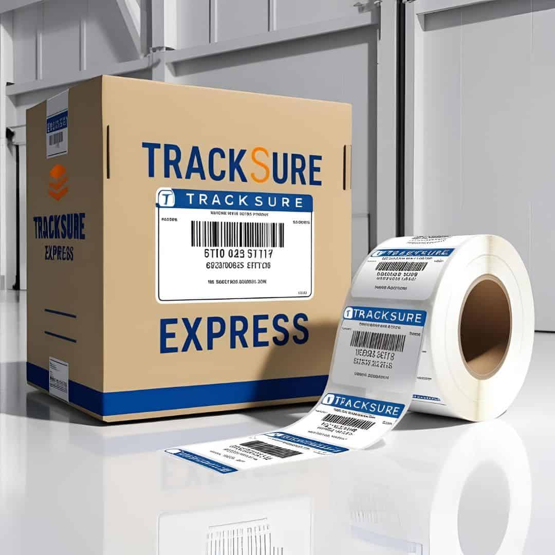 shipping label sticker